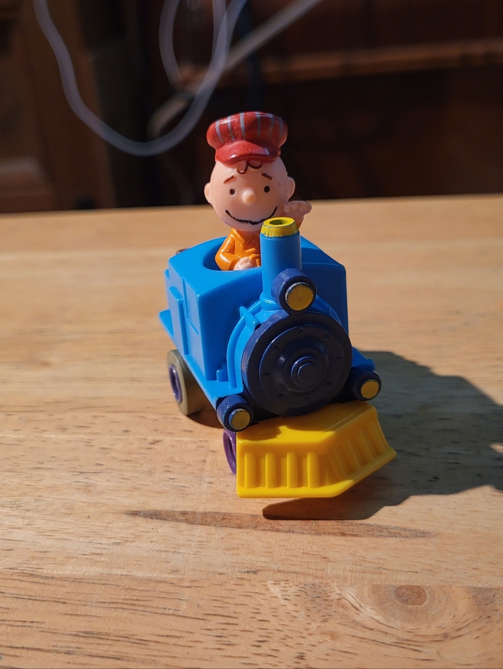 Vintage Peanuts Charlie Brown Conductor in Train UFS Inc. 1950, 1966